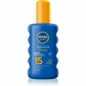 Nivea Sun Protect & Moisture napozó spray SPF 15 200 ml kép