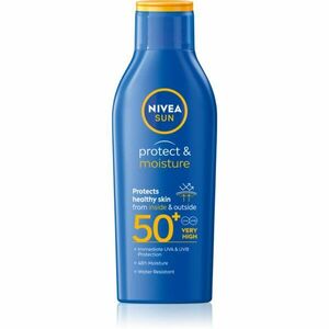 Nivea Sun Protect & Moisture hidratáló napozótej SPF 50+ 200 ml kép