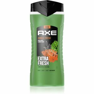 Axe Jungle Fresh tusfürdő gél arcra, testre és hajra Palm Leaves & Amber 400 ml kép