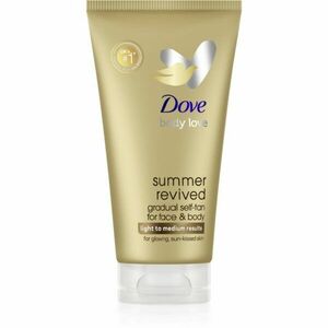 Dove Summer Revived önbarnító tej arcra és testre árnyalat LIght to Medium 75 ml kép