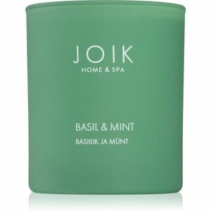JOIK Organic Home & Spa Basil & Mint illatgyertya 150 g kép