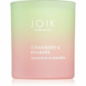 JOIK Organic Home & Spa Strawberry & Rhubarb illatgyertya 150 g kép