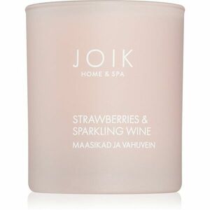 JOIK Organic Home & Spa Strawberries & Sparkling Wine illatgyertya 150 g kép
