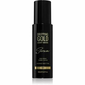 Dripping Gold Luxury Tanning Serum önbarnító készítmény testre és arcra árnyalat Dark 150 ml kép