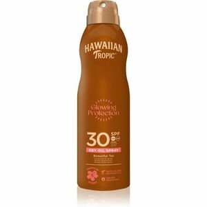 Hawaiian Tropic Glowing Protection Dry Oil Spray száraz napozó olaj spray formában SPF 30 180 ml kép