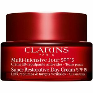 Clarins Super Restorative Day Cream SPF 15 nappali krém minden bőrtípusra SPF 15 50 ml kép