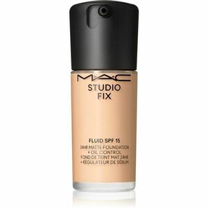 MAC Cosmetics Studio Fix Fluid SPF 15 24HR Matte Foundation + Oil Control mattító alapozó SPF 15 árnyalat NC16 30 ml kép
