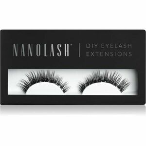 Nanolash DIY Eyelash Extensions Csomómentes elválasztott szempillák Heartbreaker 36 db kép