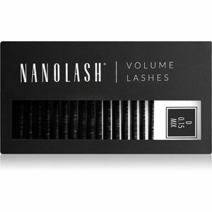 Nanolash Volume Lashes műszempillák 0.15 D 6-13mm 1 db kép