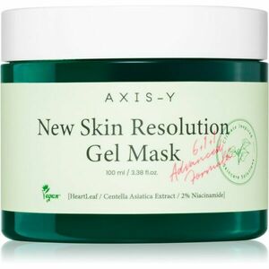 AXIS-Y 6+1+1 Advanced Formula New Skin Resolution Gel Mask bőrnyugtató géles maszk hűsítő hatással 100 ml kép