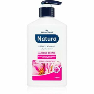 PAPOUTSANIS Natura Almond Cream folyékony szappan kézre 300 ml kép