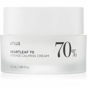 Anua Heartleaf 70% Intense Calming Cream intenzív nyugtató és védő krém minden bőrtípusra, beleértve az érzékeny bőrt is 50 ml kép