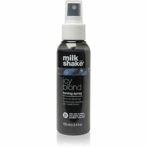 Milk Shake Icy Blond Toning Spray spray semlegesíti a sárgás tónusokat 100 ml kép