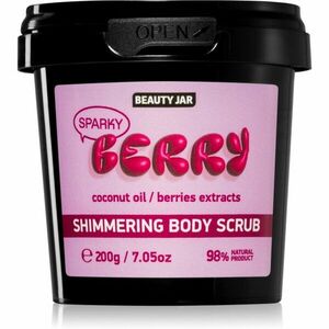 Beauty Jar Berry Sparky cukor és só peeling a csillogó fényért 200 g kép