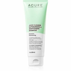 ACURE Juice Cleanse Supergreens & Adaptogens energizáló sampon a károsult hajra és fejbőrre 236 ml kép