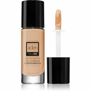 Aden Cosmetics Full HD Fluid Foundation tartós folyékony alapozó árnyalat 03 Beige 20 ml kép