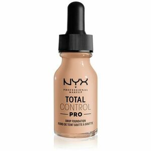 NYX Professional Makeup Total Control Pro Drop Foundation alapozó árnyalat 5 - Light 13 ml kép