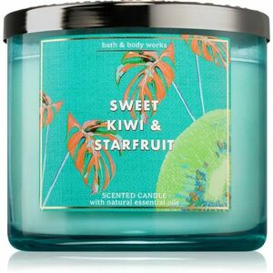 Bath & Body Works Sweet Kiwi & Starfruit illatgyertya 411 g kép