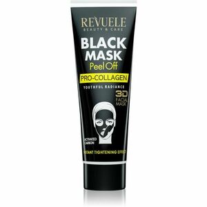 Revuele Black Mask Peel Off Pro-Colagen lehúzható maszk a feszes bőrért 80 ml kép