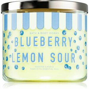 Bath & Body Works Blueberry Lemon Sour illatgyertya 411 g kép