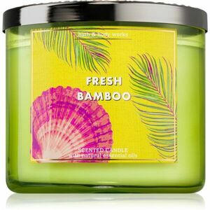 Bath & Body Works Fresh Bamboo illatgyertya 411 g kép