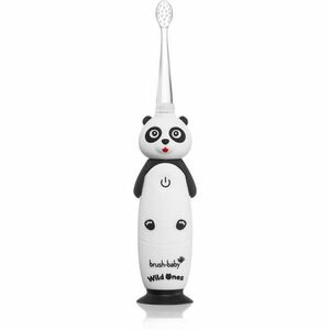 Brush Baby WildOnes WildOne elektromos fogkefe + 2 tartalékfej gyermekeknek Panda 1 db kép