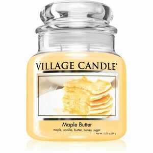 Village Candle Maple Butter illatgyertya (Glass Lid) 389 g kép