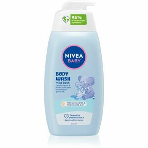 NIVEA BABY gyengéd tusfürdő gél 450 ml kép