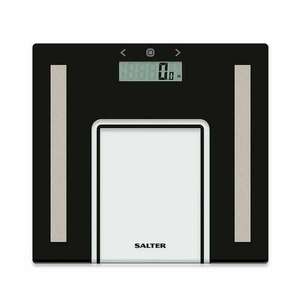 SALTER Testelemző személymérleg / fekete / 180kg kép