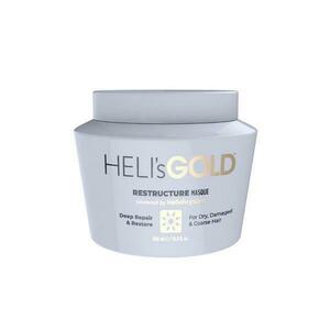 Restrukturáló Hajmaszk Száraz és Sérült Hajra – Heli's Gold Restructure Masque Deep Repair & Restore For Dry, Damaged & Coarse Hair, 500 ml kép