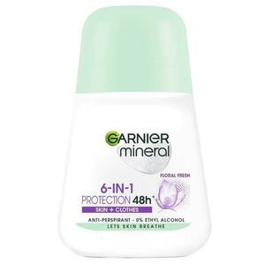 Roll-on/golyós izzadásgátló dezodor – Garnier Mineral 6-in-1 Protection 48H, Skin + Clothes, 50 ml kép