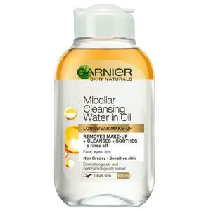 Bifázisos micellás víz argánolajjal - Garnier Skin Naturals Micellar Cleansing Water in Oil Non Greasy - Sensitive Skin, 100 ml kép