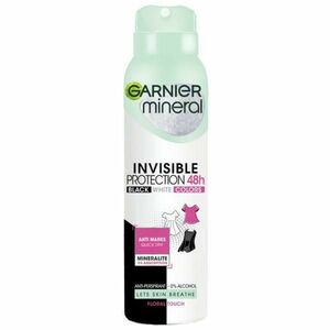 Izzadásgátló Spray Dezodor - Garnier Mineral Invisible Protection 48h Black White Colors Floral Touch, 150 ml kép