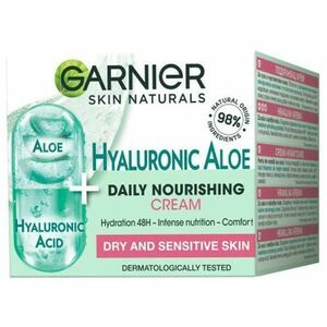 Hidratáló krém száraz és érzékeny bőrre - Garnier Skin Naturals Hyaluron Aloe Cream, 50 ml kép