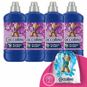 Coccolino Purple Orchid & Blueberries Öblítő koncentrátum 204 mosás 4x1275ml + Ajándék Coccolino Hátizsák kép