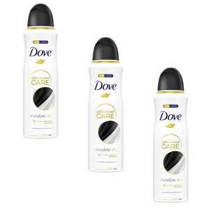 Dove Advanced Care női izzadásgátló Dezodor Invisible Dry 3x200ml kép