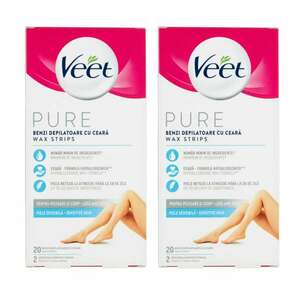 Veet Pure Hideggyanta szalagok érzékeny bőrre 2x40db kép