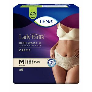 Tena Lady Pants Plus Creme Inkontinencia-fehérnemű magasított derékrésszel M 9db - krém kép