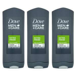 Dove Men+Care Tusfürdő Extra Fresh 3x400ml kép