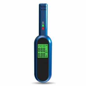 Professzionális digitális alkoholszonda, LCD Kijelzővel, gyors elemzés, pontosság +/- 0, 01% BAC, érintésmentes, újratölthető akkumulátor, szürke kép