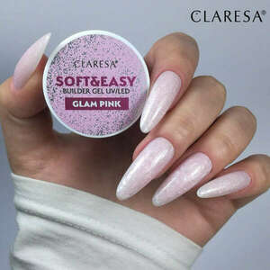 Claresa építőzselé Soft&Easy glam pink 45g kép