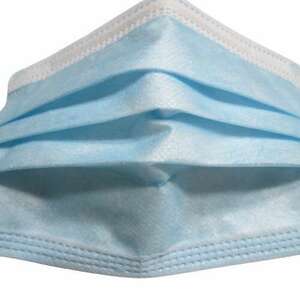 Ajánlat - 10 doboz, 50 darab higiénikus maszk készlet, BFE> 95%, Romániában, 3 réteg, 3 hajtás, kék kép