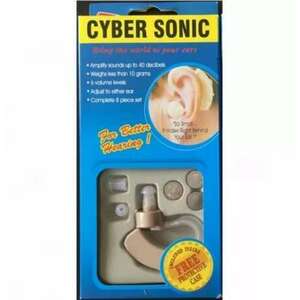 Cyber Sonic halláserősítő készülék - fülhallgatóval- és elemmel - a tökéletes hallásért (BBL) kép