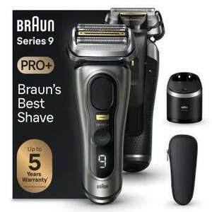 Braun Series 9 Pro+ 9565cc Wet & Dry Szitaborítású vágófejes borotva Vágó Fémes kép