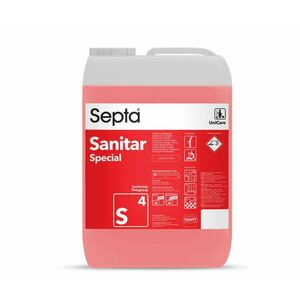 Egészségügyi felület és szaniter tisztítószer SEPTA SANITAR SPECIAL S4 10L kép