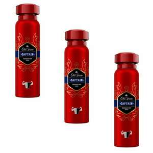 Old Spice Captain férfi Deo Spray 3x150ml kép