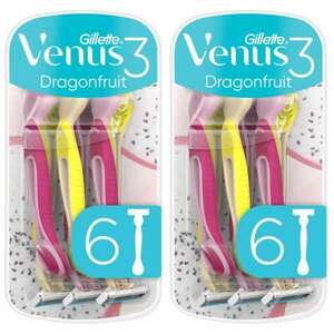 Gillette Venus 3 Dragonfruit női Borotva 2x6db kép