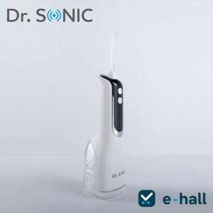 Dr. SONIC L12 akkumulátoros szájzuhany nagy kijelzővel, 5 fokozattal, 4 különböző fúvókával (fehér) kép