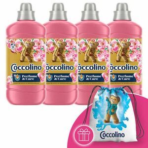 Coccolino Honeysuckle & Sandalwood Öblítő koncentrátum 204 mosás 4x1275ml + Ajándék Coccolino Hátizsák kép