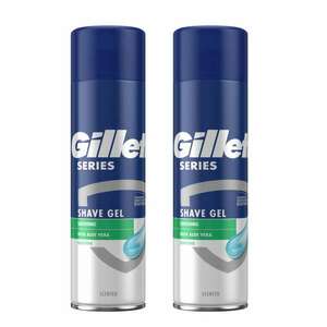 Gillette Series Sensitive Aloe Vera Borotvazselé 2x200ml kép